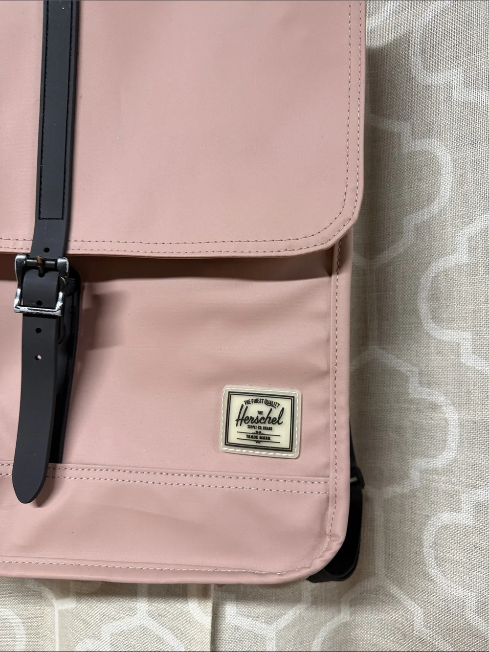 Herschel Supply Company Dusty Pink Backpack with Black Strap